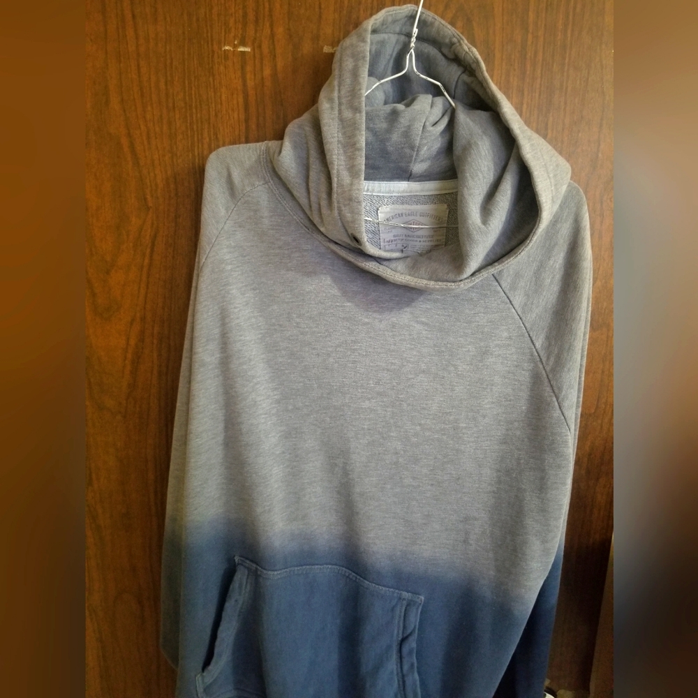American eagle outfitters blue/grey hoodie.